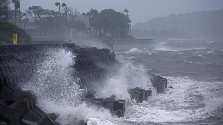 Powerful Typhoon Shanshan Strikes Southern Japan, Leaving Destruction in Its Wake