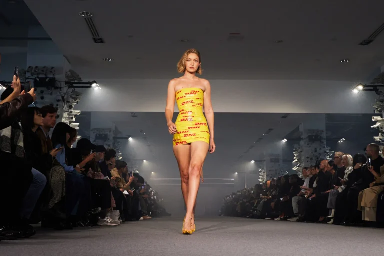 Gigi Hadid Stuns Runway in Packing Tape Mini Dress, Becomes Look of the Week