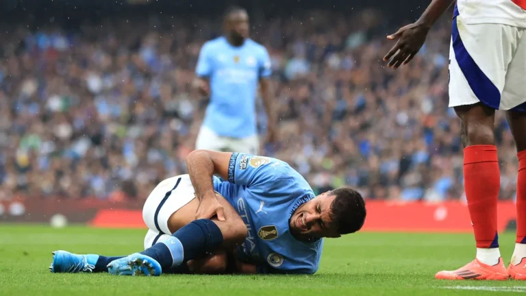 Manchester City Star Rodri Sidelined for ‘Long, Long Time’ After Knee Injury