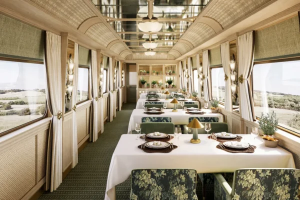England’s First Luxury Sleeper Train: A Garden Party on Wheels