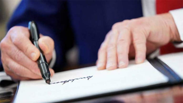Trump’s Signature to Appear on U.S. Currency, Ending 165-Year Tradition